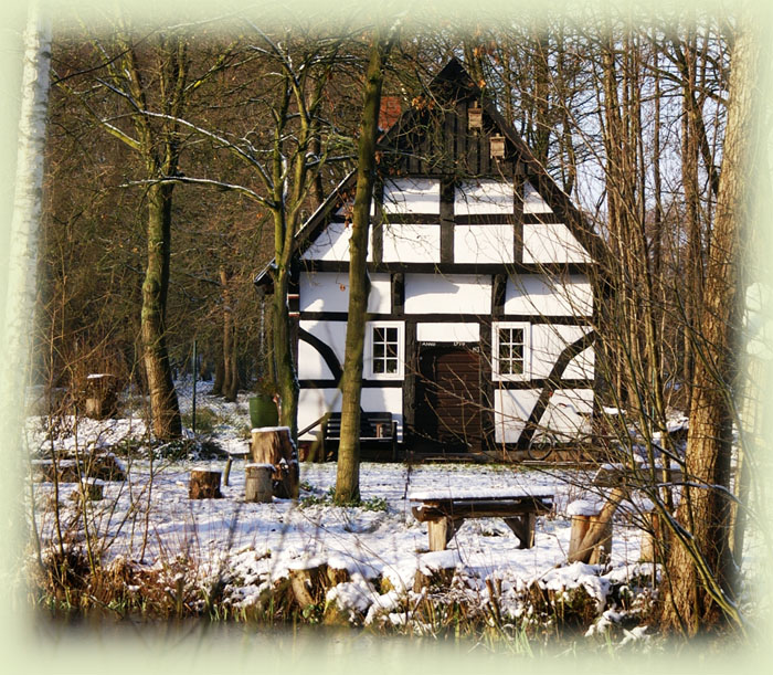Backhaus im Winter